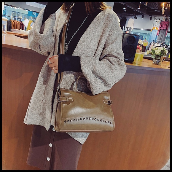 NEW HELENA Studded Tote Crossbody - Picture 2 of 8